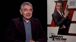 Rowan Atkinson Interview Johnny English Strikes Again [upl. by Anekam]