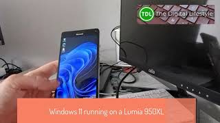 Running Windows 11 on a Lumia 950XL [upl. by Eire]