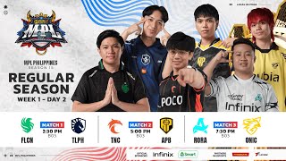 🔴 LIVE  MPL PH S15  FILIPINO  Week 1 Day 2 [upl. by Htilil112]