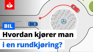 Hvordan kjører man i en rundkjøring [upl. by Pontius723]