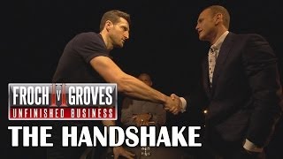 Froch v Groves II  The Handshake [upl. by Yzeerb501]