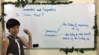 Semantics and Pragmatics  Overview Clip 1 [upl. by Squires395]