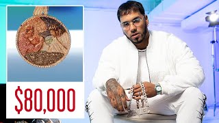 Anuel AA Shows Off His Insane Jewelry Collection  GQ [upl. by Derron803]