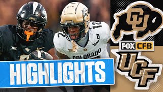 Colorado Buffaloes vs UCF Knights Highlights  FOX College Football [upl. by Sedaiuqlem]