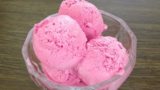 Easy Strawberry IceCream Recipe at Home [upl. by Pfister958]