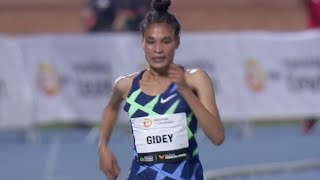 5K WORLD RECORD LETESENBET GIDEY 1406 FULL RACE [upl. by Noyk]