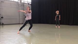 GCSE Dance set phrases Scoop and Breathe duet [upl. by Yesmar]