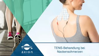 Nackenschmerzen  Elektrodenplatzierung für TENS  axion [upl. by Menides]