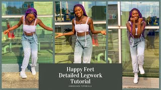 How To Do Happyfeet legwork  Butterfly legwork Tutorial  Dance Tutorial [upl. by Ahsilaf731]