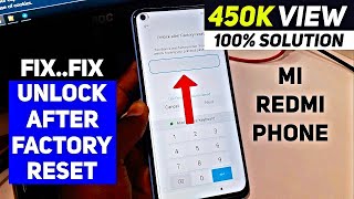 How to Unlock Xiaomi Phone After Factory Reset 2024 [upl. by Rramed]