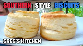 HOW TO MAKE BISCUITS  3 Ingredients  Gregs Kitchen [upl. by Enyallij]