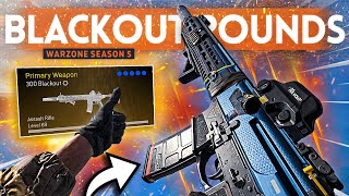 I tried the M13 BLACKOUT ROUNDS in Warzone and they SHRED EVERYONE [upl. by Redle]