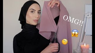 Hijab Tutorial How To Style A Ready Made Hijab  Super Easy [upl. by Dinerman]