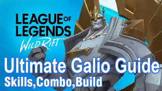 Ultimate Galio Guide  League of Legends  Wild Rift [upl. by Catton]