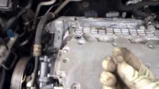 How To  Honda Odyssey valve cover gasket replacement [upl. by Ahsirahc]