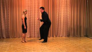 How to Jitterbug Single Swing Center Rhythm Movement [upl. by Eneryc]