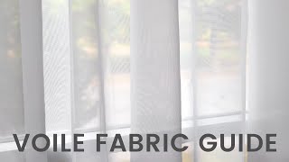 Voile Product Guide  What is Voile Fabric [upl. by Stillman699]