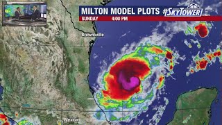 Hurricane Milton gaining strength [upl. by Correy]