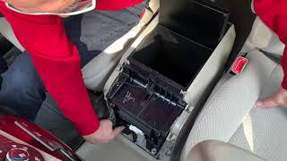 Lose The Console How to Remove the Center Console in a Toyota Sienna [upl. by Ecinnaj422]