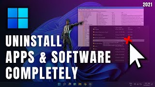 How to UninstallDelete Apps amp Programs in Windows 11 Completely 2023 [upl. by Osrit]