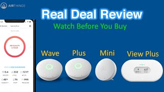 Airthings Full Review  Wave Wave Plus View Plus Wave Mini  Watch Before You Buy [upl. by Heidie]