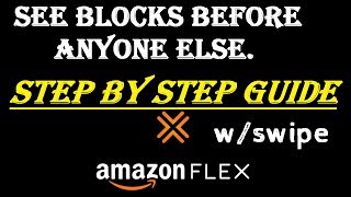 See amp GET Amazon Flex Blocks 10x Faster Than Anyone Else STEP BY STEP  2020 [upl. by Aohsoj]