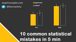 Ten Statistical Mistakes in 5 Min [upl. by Wilkens]