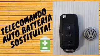 sostituzione batteria telecomando auto [upl. by Yrmac556]