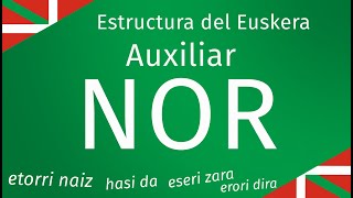 Auxiliar NOR en presente  Estructura del Euskera [upl. by Olracnaig]