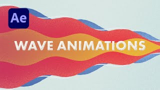 After Effects Wave Animations Using Wave Warp [upl. by Narmi478]