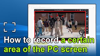 Screen Recorder  Rectangle area screen capture  How to use Bandicam [upl. by Vasily]