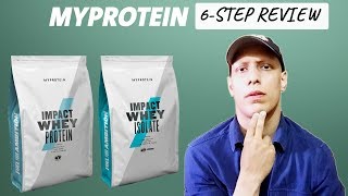 MyProtein Impact Whey Protein amp Impact Isolate 6Step Review [upl. by Stenger222]