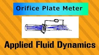 Orifice Plate  Flow Measurement  Applied Fluid Dynamics  Class 039 [upl. by Eniamor74]