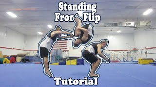 Standing Frontflip Tutorial [upl. by Tito]