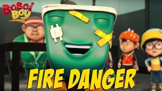 BoBoiBoy English S3EP16  Fire Danger [upl. by Ennazzus]