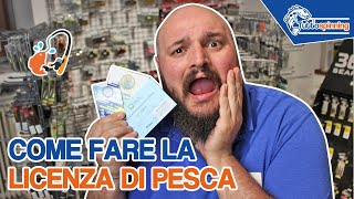 COME FARE LA LICENZA DI PESCA 🎣 Tutorial [upl. by Eeresid627]