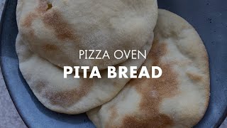 Pita Bread Recipe in a Pizza Oven [upl. by Lette]