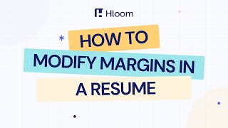 How to Modify Margins in a Resume in Word [upl. by Nedi]