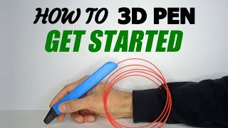 How to 3D PEN Tutorial 1  GETTING STARTED [upl. by Glassco]