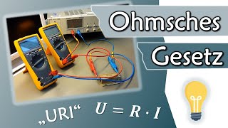 Ohmsches Gesetz Alles quotURIquot Erklärung und praktischer Versuch  Gleichstromtechnik 3 [upl. by Sayers397]