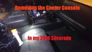 Removing 2010 Chevy Silverado Center Console [upl. by Jeggar]