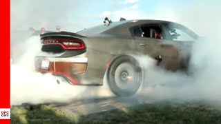 Dodge Challenger Charger Hellcat amp Demon Drag Racing Burnout Drift [upl. by Laine]