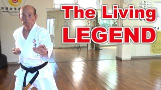 The living legend quotTsutomu Nakahodoquot  Uechiryu  English sub  Okinawa Traditional Karate  Kata [upl. by Aisad363]