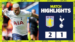 ASTON VILLA 21 SPURS  HIGHLIGHTS [upl. by Luapnaej256]