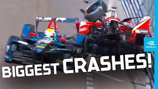 Biggest Crashes In Formula E History [upl. by Daren]