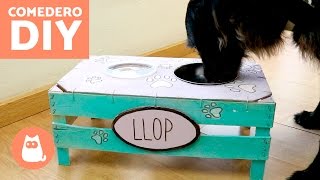 COMEDERO casero para PERROS  Manualidades para perros [upl. by Niarda136]