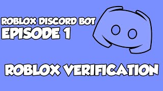 Roblox Verification Command  ROBLOX Discord Bot 1 [upl. by Accebber]