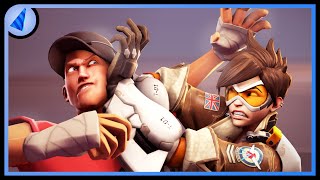 Overwatch vs TF2 SFM [upl. by Polish158]