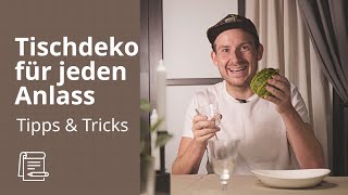 Tisch dekorieren  IKEA Tipps amp Tricks [upl. by Iramohs]