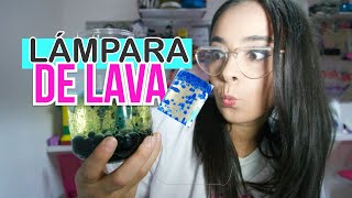 ¿Cómo hacer una LÁMPARA DE LAVA 🧪 Experimento casero [upl. by Adilen]